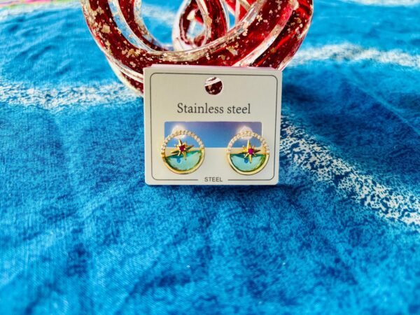 Star Aqua Elegance Earrings Collection - Image 4